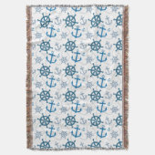 Couverture Motif nautique (devant Vertical)