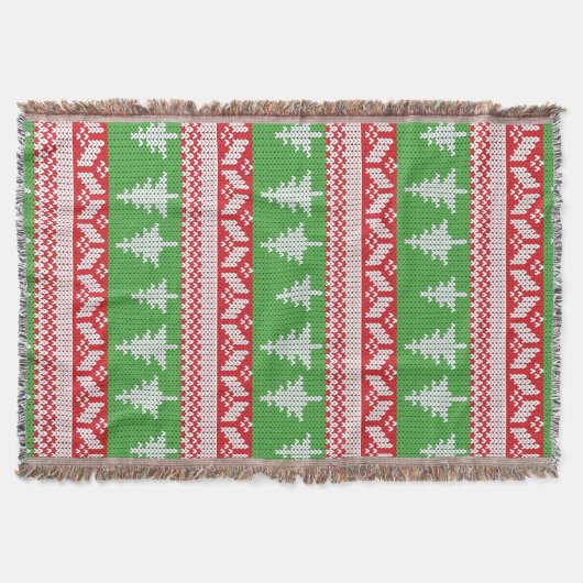 Couverture Motif norvégien des arbres de Noël alpins (Devant)