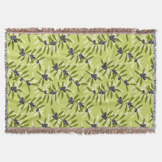 Couverture Motif olive (Devant)