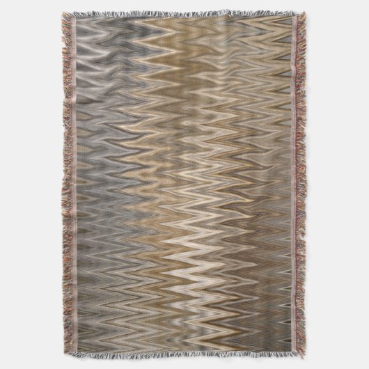 Couverture Motif ondulé terrestre (devant Vertical)