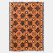Couverture Motif orange de Suzani (devant Vertical)