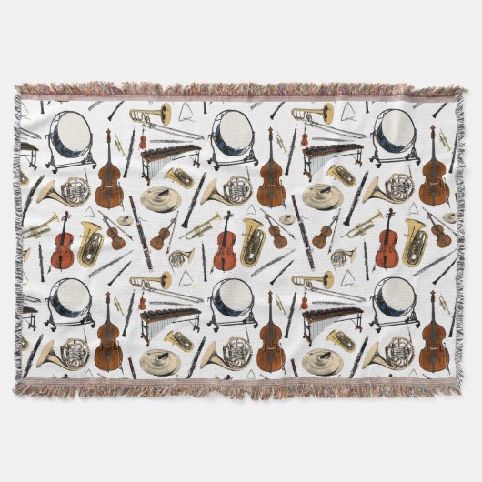 Couverture Motif Orchestra Instruments (Devant)
