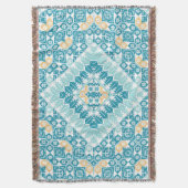 Couverture Motif palestinien Broderie Design imprimé (devant Vertical)