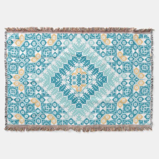 Couverture Motif palestinien Broderie Design imprimé (Devant)