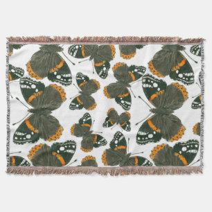 Couverture Motif papillon de l'amiral rouge