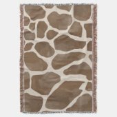 Couverture Motif Poster de animal de Giraffe d'aquarelle (devant Vertical)