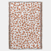 Couverture Motif Poster de animal moderne Red Snow Leopard (devant Vertical)