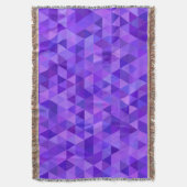 Couverture Motif pourpre foncé de triangle (devant Vertical)