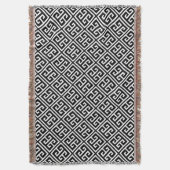 Couverture Motif principal grec noir et blanc (devant Vertical)