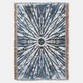 Couverture Motif radial Indigo Ink (devant Vertical)