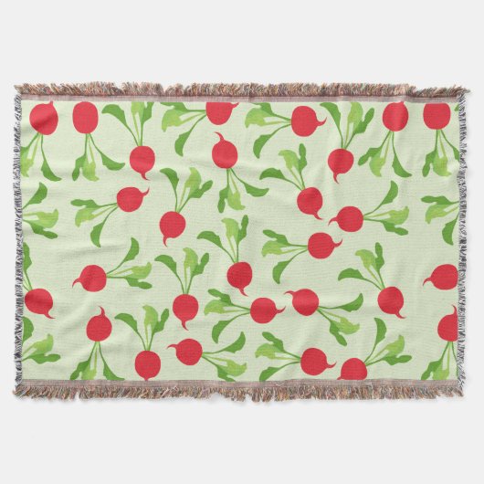 Couverture Motif Radish Red Green (Devant)