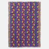 Couverture Motif Rainbow Hearts (devant Vertical)