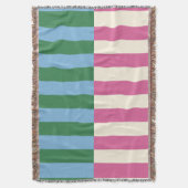 Couverture Motif rayé vertical coloré (devant Vertical)