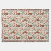 Couverture Motif rétro boho western désertique cactus et flor (Devant)