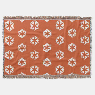 Couverture Motif rétro en explosion d'étoiles décoration boho