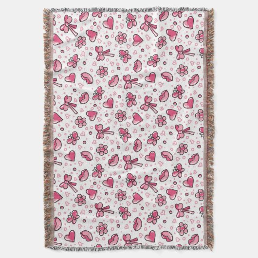 Couverture motif romantique (devant Vertical)