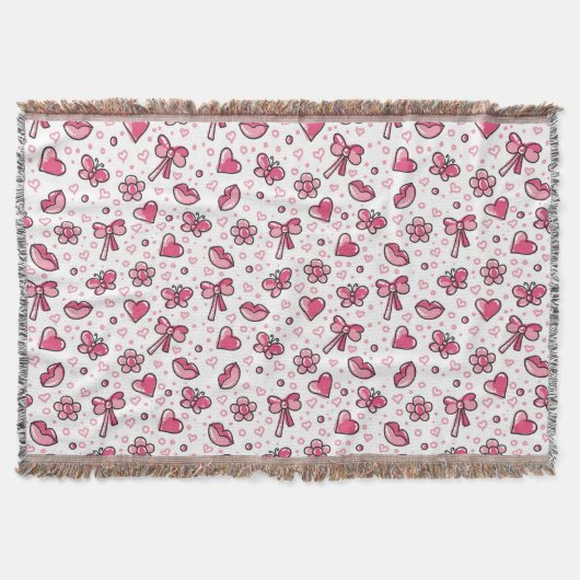 Couverture motif romantique (Devant)