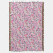 Couverture Motif rose Abstrait Camo (devant Vertical)
