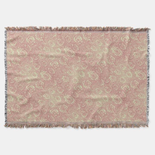 Couverture Motif rose classique (Devant)