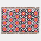 Couverture Motif rose de Suzani (Devant)