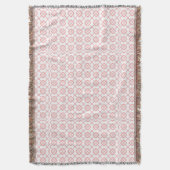 Couverture Motif Rose et Blanc Mignon Amusant (devant Vertical)