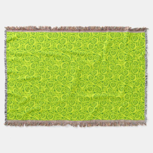 Couverture motif rose fleuri Abstrait (Devant)