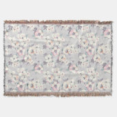 Couverture Motif rose mou d'aquarelle (Devant)