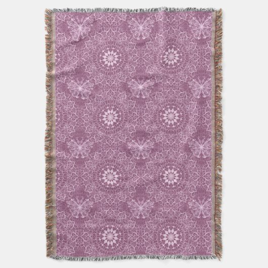 Couverture Motif rose vintage (devant Vertical)