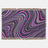 Couverture Motif rose violet magenta (Devant)