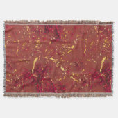 Couverture Motif rouge et or (Devant)
