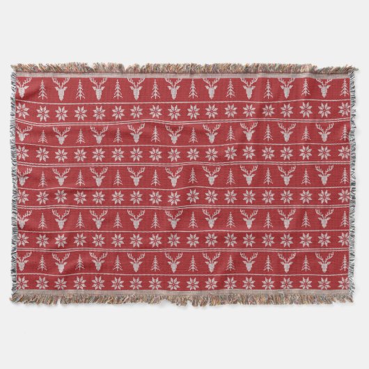 Couverture Motif rouge moche de Noël (Devant)