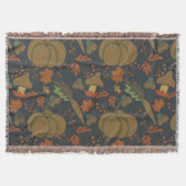 Couverture Motif sans couture Citrouille et carotte arrière - (Devant)