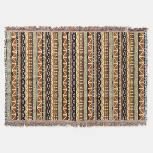 Couverture motif sans couture d'afrique ethnique (Devant)