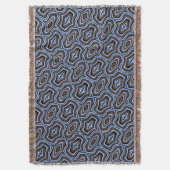 Couverture Motif sans couture de marbre bleu rythmique et ter (devant Vertical)