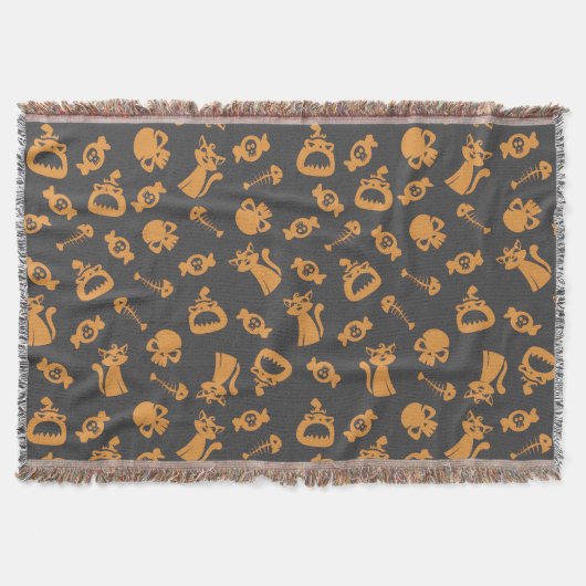 Couverture Motif sans couture effrayant C (Style : 2) (Devant)