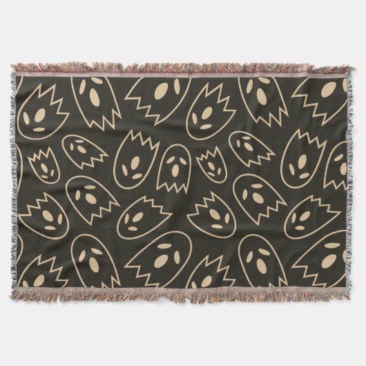 Couverture Motif sans couture effrayant H (Style : 3) (Devant)