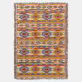 Couverture motif sans couture ethnique (devant Vertical)