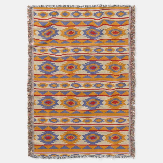 Couverture motif sans couture ethnique (devant Vertical)