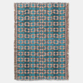 Couverture Motif Sea Shell, Bleu (devant Vertical)