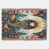 Couverture Motif Shahmaran Lance Blanche - Milieu Mystique (Devant)