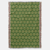 Couverture Motif Shamrock Gold Celtic (devant Vertical)