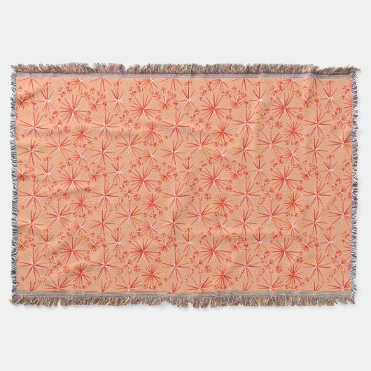Couverture Motif Spoutnik du milieu du siècle, nuances de cor (Devant)