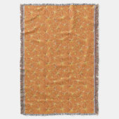 Couverture Motif Spoutnik du milieu du siècle, Terracotta (devant Vertical)