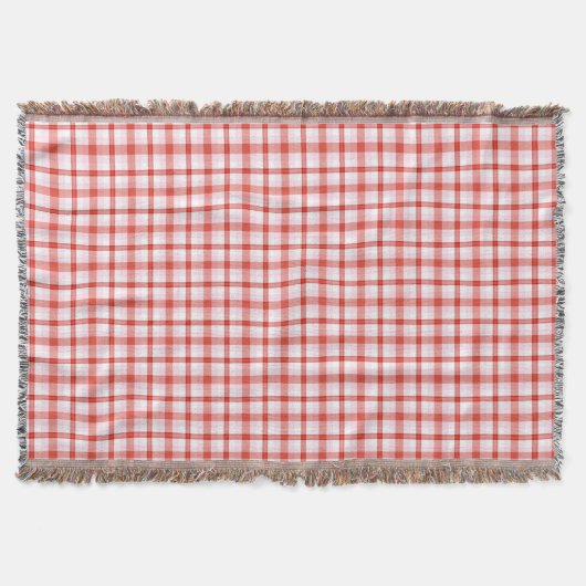 Couverture Motif Tartan (Devant)