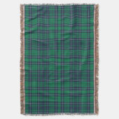Couverture Motif Tartan vert classique (devant Vertical)