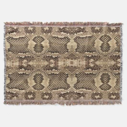 Couverture Motif texture poster de animal de peau de serpent (Devant)