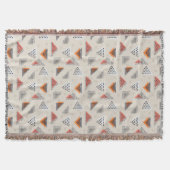 Couverture Motif tiré par la main de triangle géométrique (Devant)