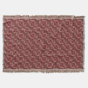 Couverture Motif tribal africain ethnique. Adinkra.