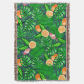 Couverture Motif tropical, colibris (devant Vertical)