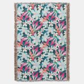 Couverture Motif tropical coloré (devant Vertical)